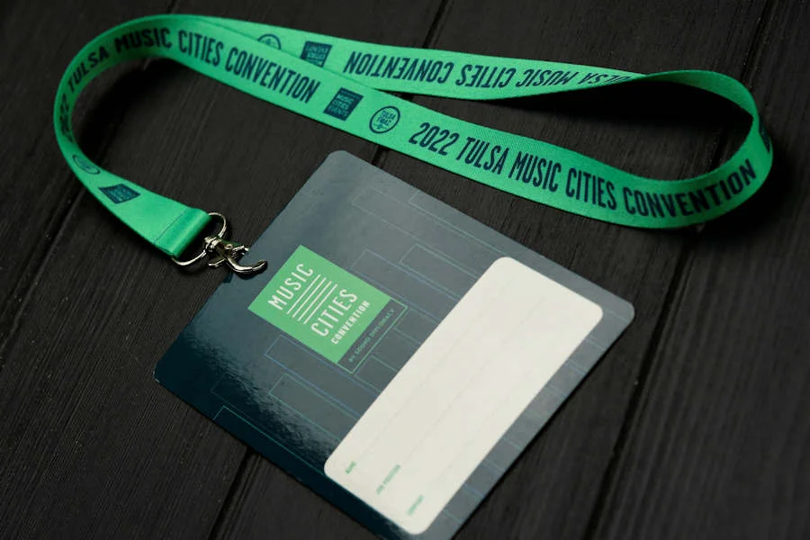 biodegradable badge recycled rpet lanyard