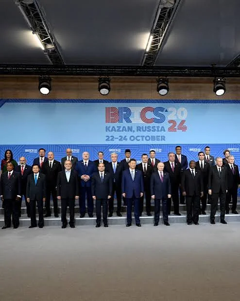 BRICS leaders and delegates gathered at an international summit